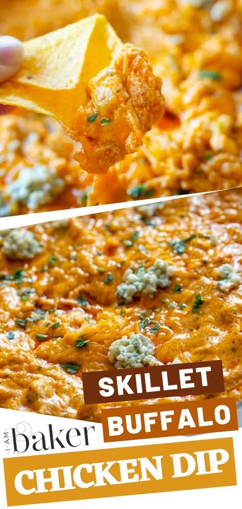 Buffalo Chicken Dip recipe is the ultimate crowd-pleasing party addition! This tasty buffalo chicken dip is creamy and cheesy! If you are looking for an amazing dip, try this delicious recipe! Buffalo Chicken Dip Easy Recipes, Buffalo Chicken Dip Easy, Cheesy Appetizer, Chicken Dip Recipe, Buffalo Chicken Dip Recipe, Game Day Appetizers, Chicken Dip, Chicken Dips, Superbowl Party Food