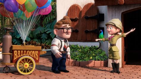 .Up! Pixar Up Quotes, Disfraz Up, Up Carl Y Ellie, Quiz Disney, Up Carl And Ellie, Up 2009, Carl And Ellie, Up Pixar, Up The Movie