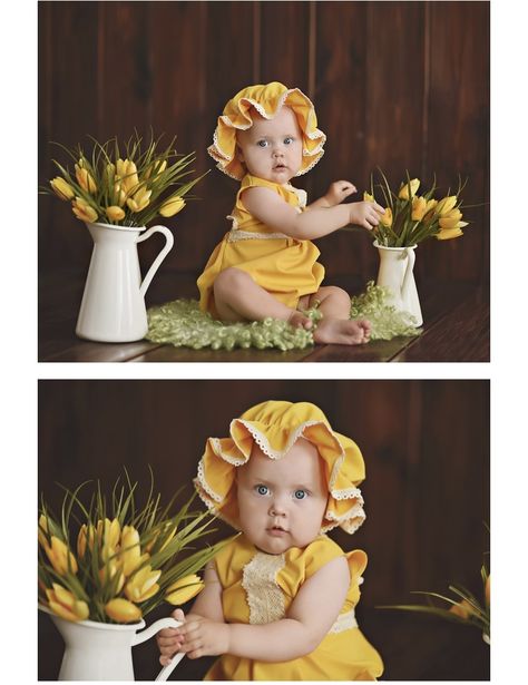 Garden Baby Photoshoot, Spring Baby Photoshoot Ideas, Easter Photoshoot Toddler, Baby Spring Photoshoot, Spring Baby Photoshoot, Easter Baby Photos, Toddler Boy Easter, Mother Baby Photography, Spring Toddler