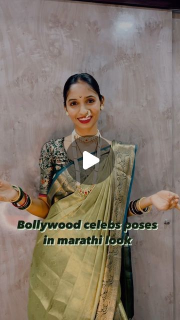 Marathi Look Saree, Maharashtrian Saree Look, Mehndi Poses, Marathi Look, Maharashtrian Look, Bride Mehndi, Marathi Saree, Maharashtrian Saree, Marathi Bride