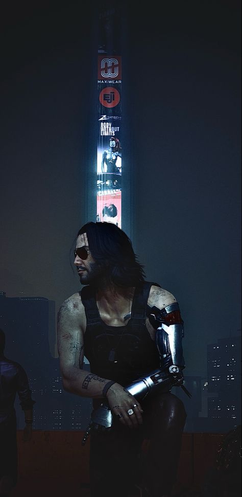 Cyberpunk Johnny Silverhand Wallpaper, Johnny Silverhand Guitar, Cyberpunk 2077 Edit, Netrunner Aesthetic, Johnny Silverhand Gif, Johnny Silverhand Wallpaper, Cyberpunk 2077 Pfp, Cyberpunk Lifestyle, Cyberpunk 2077 Tattoo