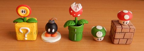 Super Mario Clay Art, Mario Clay Ideas, Mario Polymer Clay, Mario Clay, Clay Date, Mario Star, Mario Y Luigi, Clay Box, Clay Jar