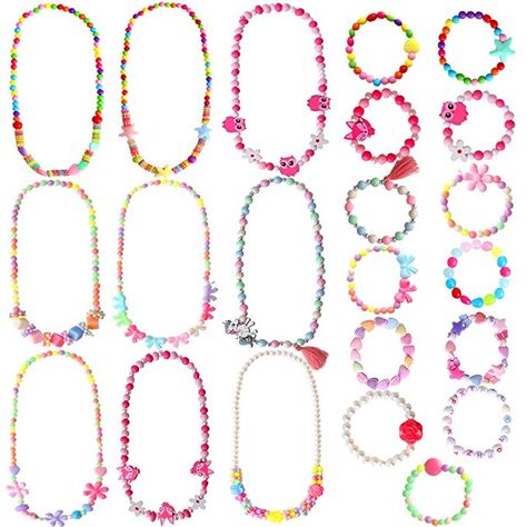 Kids Jewelry Organizer, Diy Kids Jewelry, Jewelry Toddler, Easy Diy Kids, Kids Jewelry Diy, Jewelry Princess, Bracelet For Kids, Jewelry Kit, Beading For Kids