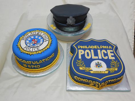 PPD Retirement Cakes Police Badge Cake, Cop Retirement Cake, Law Enforcement Retirement Cake, Police Retirement Cake, Cop Cake, Police Graduation, Police Cakes, Promotion Party, 25th Birthday Cakes