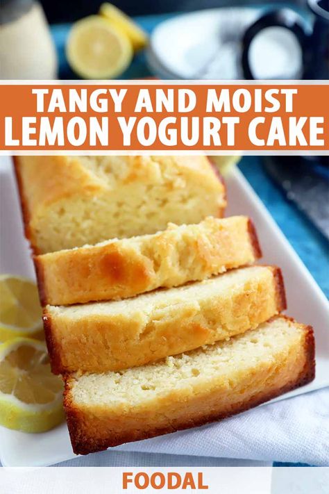 Healthy Lemon Drizzle Cake, Protein Lemon Cake, Low Calorie Lemon Cake, Lemon Cake Healthy, Cake Recipes Gluten Free, Lemon Yogurt Cake Recipe, Yogurt Cake Recipe, Gluten Free Lemon Cake, Lemon Yogurt Cake