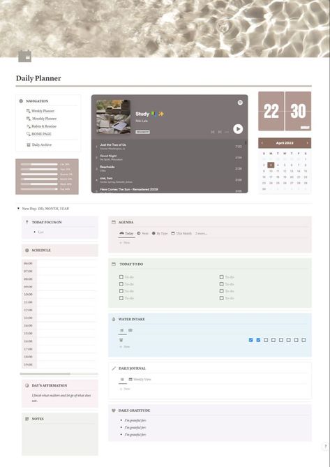Aesthetic notion template. Daily planner, life planner, meal planner, notion ideas, notion dashboard. That girl Planner. Notion Life planner That Girl Notion Template, Notion Pictures Aesthetic, Notion Inspiration, Notion Setup, Aesthetic Notion Template, Notion Life Planner, Notion Ideas, Notion Dashboard, Aesthetic Notion
