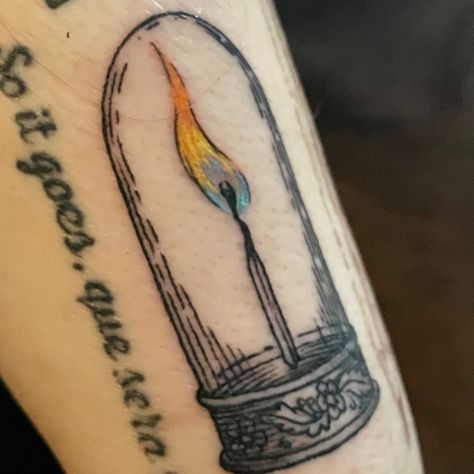 Burning candle under glass cloche dome, L. Lundy 2023. Glass Dome Tattoo, Glass Dome Cloche, Cloche Domes, Glass Cloche, Glass Dome, Glass Domes, Burning Candle, Candles, Tattoos