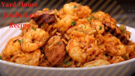 Yard House Jambalaya Recipe Yard House Jambalaya Recipe, Steak Bowl Recipe, Seafood Cravings, Steak Bowl, Green Tomato Recipes, Yard House, Jambalaya Recipe, Filling Dinner, Nice Dinner