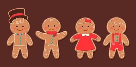 Hand drawn gingerbread man cookie collec... | Free Vector #Freepik #freevector #christmas #hand #man #hand-drawn Christmas Stories For Kids, Bread Man, Gingerbread Lady, Man Cookies, Gingerbread Man Cookies, Christmas Gingerbread Men, Watercolor Christmas Cards, Animal Cookies, Gingerbread Men