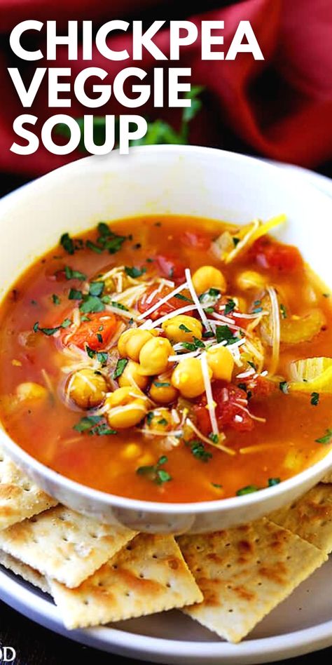 Chickpea And Vegetable Soup Zupas, Vegetable Chickpea Soup, Vegetable Soup Chickpeas, Cafe Zupas Chickpea And Vegetable Soup, Chick Pea Soup Tomato, Chickpea Vegetable Soup, Chickpea Soup Recipes Healthy, Garbanzo Bean Soup Recipes, Chick Pea Soup Recipes