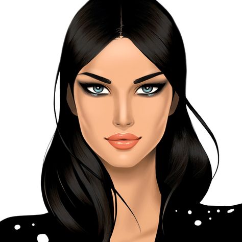 Digital Art Programs, Jason Brooks, Fashion Illustration Face, Fashion Model Sketch, Digital Portrait Illustration, Face Illustration, Lifestyle Illustration, Fashion Illustration Sketches, Futuristic Art