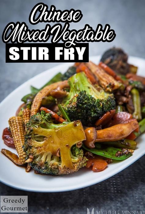 Mixed Vegetable Stir Fry, Paleo Chinese Food, Chinese Mixed Vegetables, Pickled Daikon Recipe, Chinese Ribs, Asian Stir Fry Recipe, Mix Vegetable Recipe, Mix Vegetable, Chinese Stir Fry