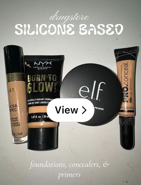 Lemon8 · drugstore silicone based foundations, concealers.. · @glamjazz Silicone Based Concealer, Open App, Makeup Products, Nyx, Blur, Concealer, Makeup Tips, Foundation, Makeup