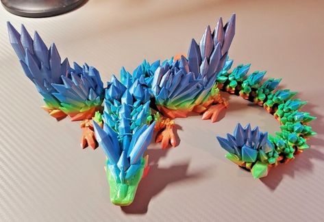 Check out 18" 3D Printed Articulated Crystal Wing Dragon - Poseable Fantasy Collectible, the latest item I added on eBay! #eBay #eBaySeller https://ebay.us/Xrp92I Fantasy Lovers, Dragon Wings, Fidget Toys, Ebay Seller, 3d Printed, Cast Iron, Ebay Store, 3d Printing, 3 D