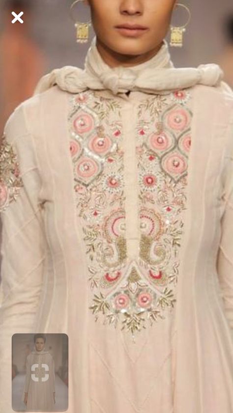 Parsi Work Embroidery, Embroidery Kurti, Kurti Embroidery, Kurta Patterns, Hand Embroidery Dress, Kurta Style, Designer Kurti Patterns, Embroidery On Kurtis, Kurti Embroidery Design