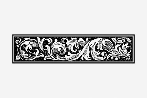 Download free image of Floral ornament divider drawing, vintage border illustration. Free public domain CC0 image. about vintage, public domain, border, illustrations, and free 6481180 Border Illustrations, Divider Drawing, Metal Engraving Tools, Border Illustration, Ornamental Border, Scroll Engraving, Harry Potter Painting, Vintage Border, Drawing Vintage