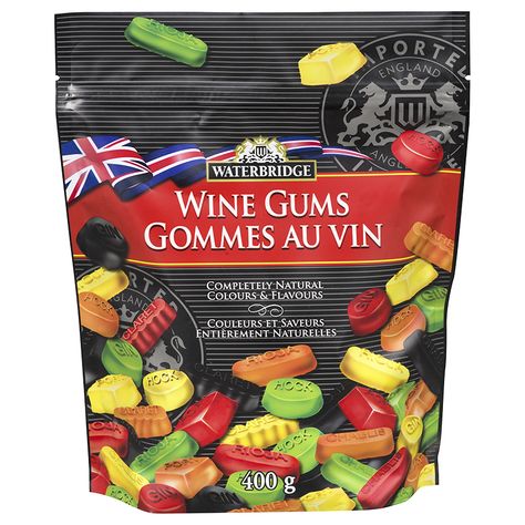 Waterbridge Wine Gums - 400g Wine Gums, Home Hardware, Frosted Flakes Cereal Box, Chip Bag, Gin, Gum, Snack Recipes, Chips, Candy