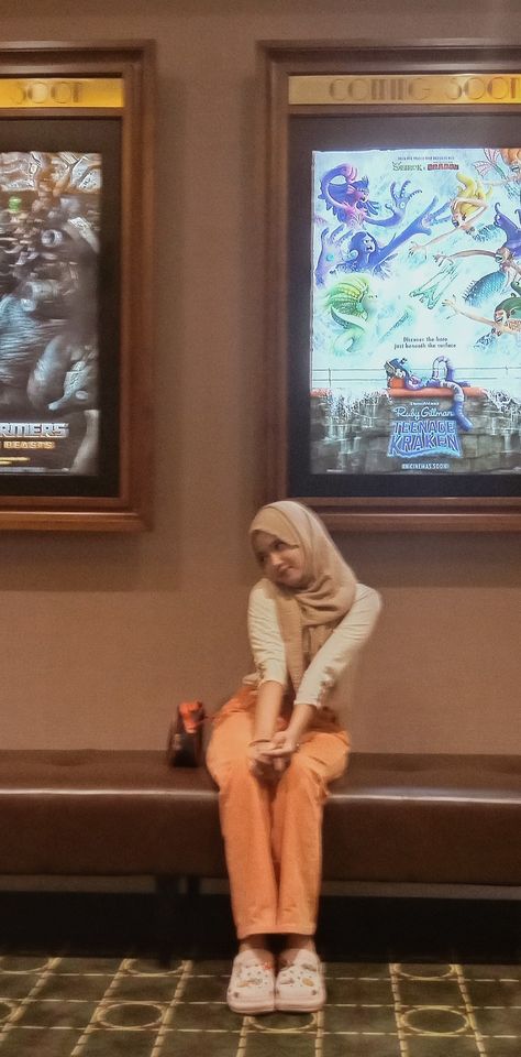 Cinema Outfit, Outfit Hijab, Ootd