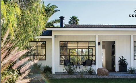 California Ranch Style Homes, House Mediterranean, California Ranch, Ranch Exterior, California Living, Santa Ynez, Ranch Home, Family Of Four, Ranch Style Homes