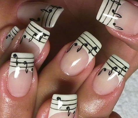 Music Note Nails, Music Nail Art, Nails Music, Music Nails, Band Nails, Cute Short Nails, May Nails, Glitter Gel Nails, Short Nails Art