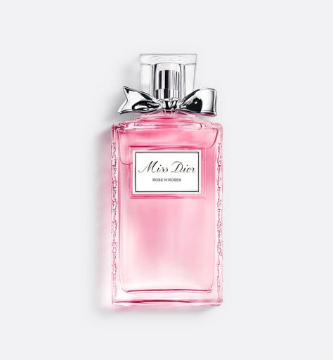 Miss Dior Rose N'Roses: a bright and powerful eau de toilette. | DIOR Perfume Rose, Perfume Dior, Dior Parfum, Christian Dior Perfume, Dior Fragrance, Dior Perfume, Rose Absolute, Rose Perfume, Bronzing Powder