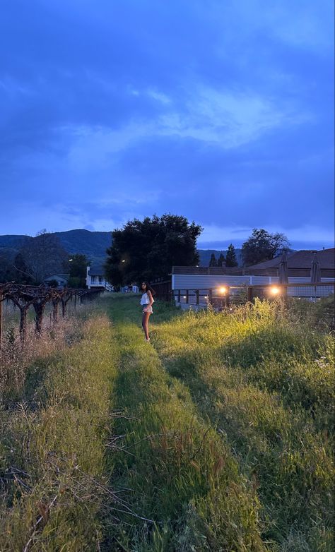 #aesthetic #night #summer Country Summer Nights, Hill Country Aesthetic, Southern Nights Aesthetic, Leaving Hometown Aesthetic, Country Night Aesthetic, Farm Summer Aesthetic, Small Town Aesthetic Summer Country, Summer Aesthetic Small Town, Summer Small Town