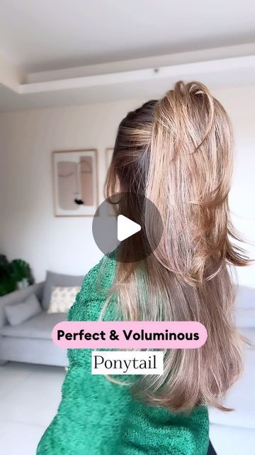 Shalini Samuel on Instagram: "Perfect & Voluminous Ponytail Hack 🤩😍🫶 . . . . #ponytail #ponytails #hairhacks #voluminoushair #volumehair #hair #hairstyle #hairtutorial #perfecthair #highponytail" Poofy Hair Hairstyles, Poofy Ponytail, Ponytail Hack, Voluminous Ponytail, Poofy Hair, Voluminous Hair, High Ponytails, Volume Hair, Perfect Hair