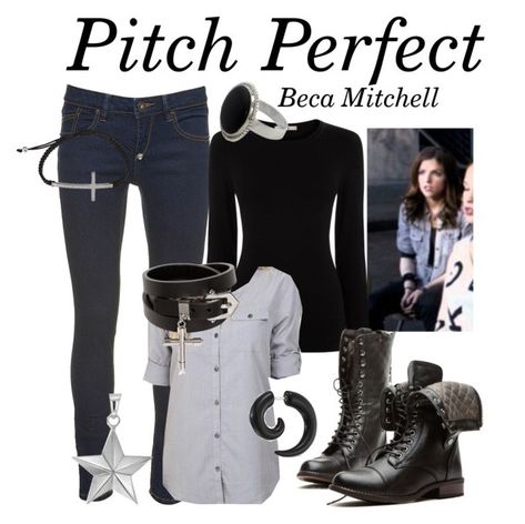 Pitch Perfect Beca, Pitch Perfect Outfits, Beca Mitchell, Emo Outfits For Girls, Bts Inspired Outfits, Fandom Outfits, Anna Kendrick, Future Outfit, Emo Outfits