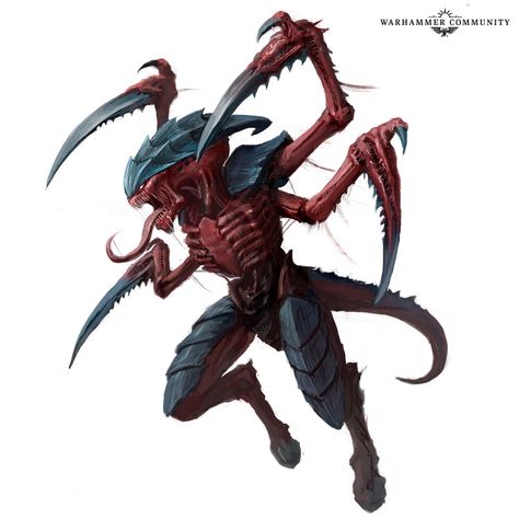 Tyranid Concept Art, Tyranid Hive Fleets, Warhammer Tyranids Art, Tyranid Art, Tyranid Artwork, Tyranids Art, Hive Fleet Kraken, Hive Fleet Behemoth, Insect Reference