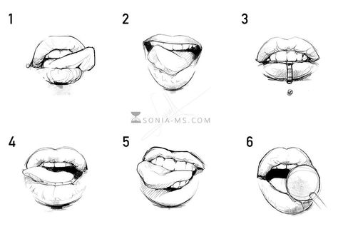 (90) Facebook Tongue Out Drawing, Draw Lips, Drawing Challenge, Step By Step Drawing, Illustration Drawing, Art Illustration, Digital Artist, Tatting, Original Art