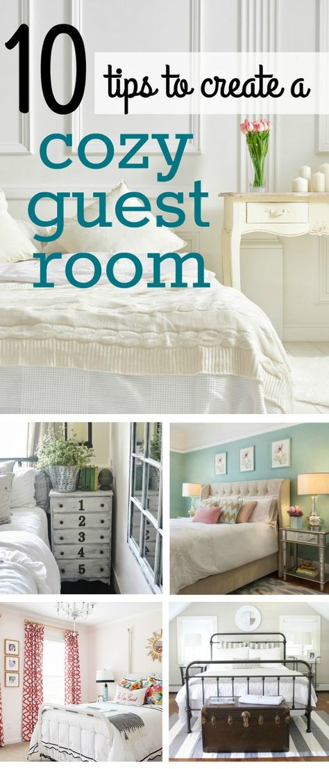 10 tips to creat a cozy guest room Better Homes And Gardens Bedrooms Decorating Ideas, Full Size Bed Guest Room Ideas, Bedroom Decor Guest Room, Guest Room Ideas 2023, Spair Bedroom Ideas Guest Rooms, Decorating A Small Guest Bedroom, Guest Room Towel Ideas, Unisex Guest Bedroom Ideas, Guest Bedroom With White Furniture