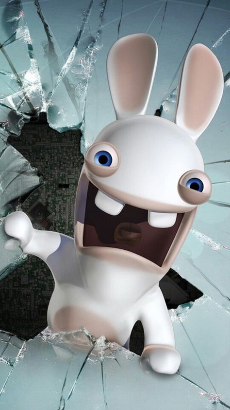 Rabbids Invasion Wallpaper, Rabbid Invasion, Rabbit Invasion Aesthetic, Rabbit Invasion, Rabbids Invasion, Harley Quinn Quotes, Skull Wallpaper, Olaf The Snowman, Rabbits