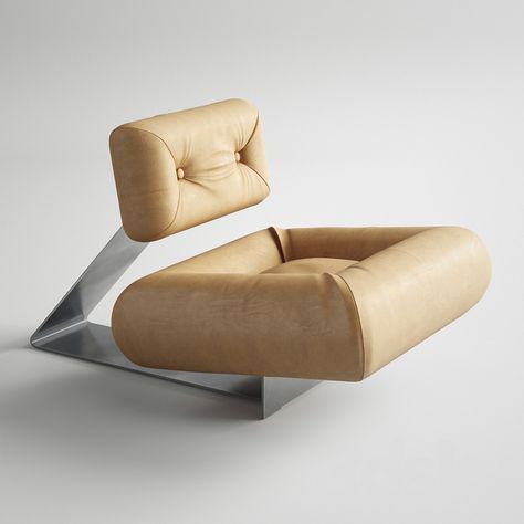 3d models: Arm chair - OSCAR NIEMEYER Aran lounge chair 1975 Famous Chairs, Famous Furniture Designers, Famous Chair, Sao Paolo, Trendy Stuff, Oscar Niemeyer, Lounge Chair Design, Contemporary Chairs, Photography Architecture