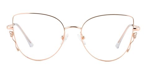 Gold Glasses Frames For Women, Eyewear Website, Golden Glasses, Rose Gold Glasses, Gold Glasses Frames, Glasses For Round Faces, Cute Glasses Frames, Glasses Frames For Women, Gold Eyeglasses