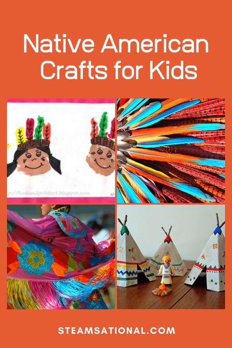 Learn about the true history and culture of Native Americans with these Native American thanksgiving crafts. 11+ culturally appropriate crafts! Native American Thanksgiving Crafts, Native American Heritage Month Crafts, Native American Kids Crafts, Native American Crafts For Kids, November Stem Activities, Thanksgiving Stem Activities, Native American Thanksgiving, Pilgrim Crafts, Native Americans Unit