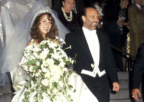 Tommy Mottola, Memorable Wedding, Hollywood Icons, Famous Singers, Wedding Tiara, Old Hollywood Glamour, Mariah Carey, The Stone, Hollywood Glamour