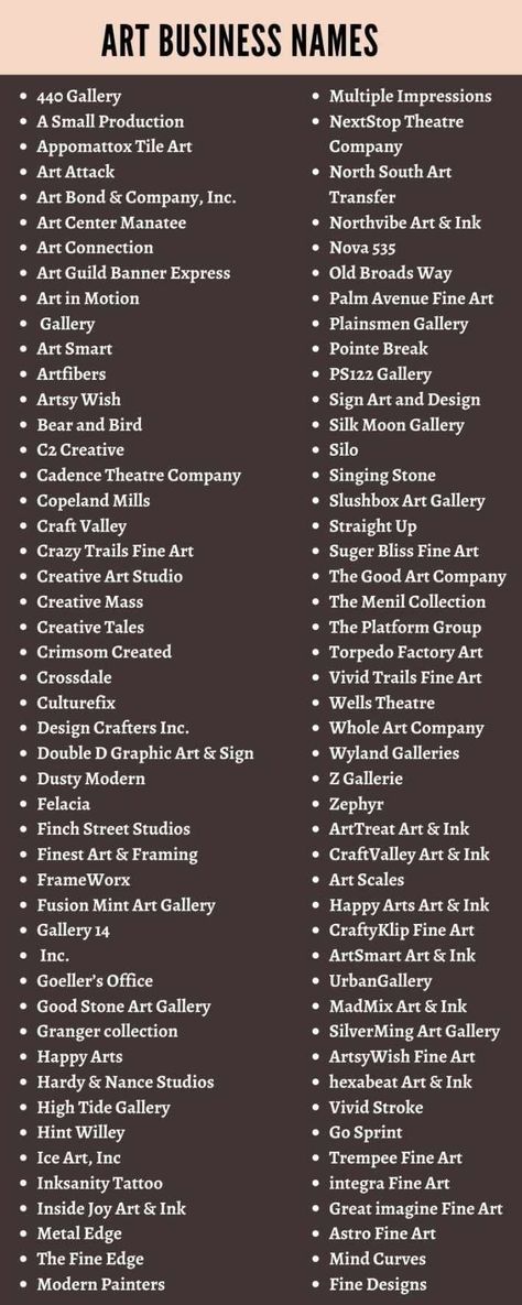 700 Art Business Names and Art Gallery Names Instagram Id Names For Artist, Username For Art Pages On Instagram, Insta Drawing Page Name Ideas, Insta Id Name For Art Page, Username For Drawing Account, Name For Pages On Facebook, Craft Instagram Names, Art Instagram Username Ideas, Art And Craft Page Name Ideas