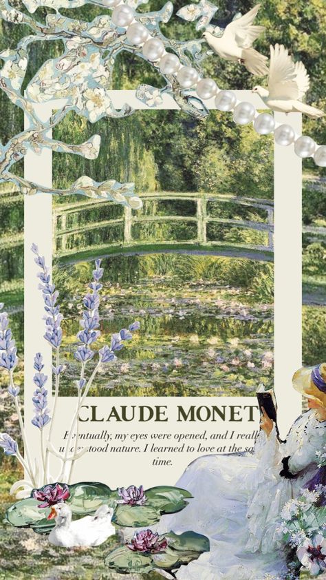 Monet Wallpaper, Relatable Photos, College Wallpaper, Claude Monet Art, Monet Art, Arte Van Gogh, Monet Paintings, Arte Inspo, Vintage Poster Art