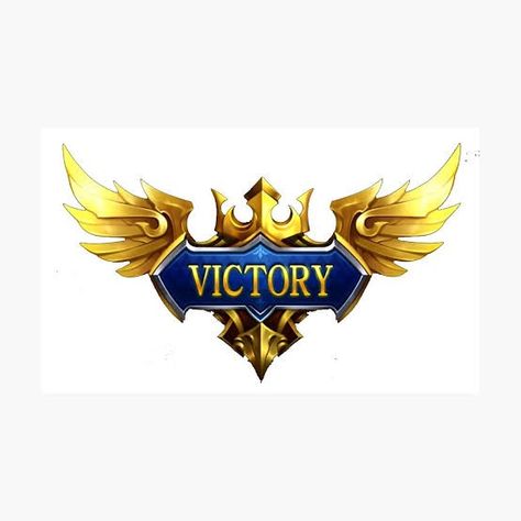 Mobile Legends Victory Logo, Victory Wallpaper, Victory Logo, Basketball Background, Photo Cake Topper, Alucard Mobile Legends, Christmas Tree Images, Mobile Legend, Anime Stickers