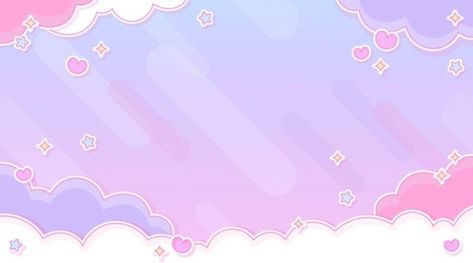 Vtuber Background Design, Kawaii Background Computer, Discord Background, Cute Twitch Overlay, Twitch Scenes, Twitch Background, Stream Background, Vtuber Background, Twitch Streaming Setup