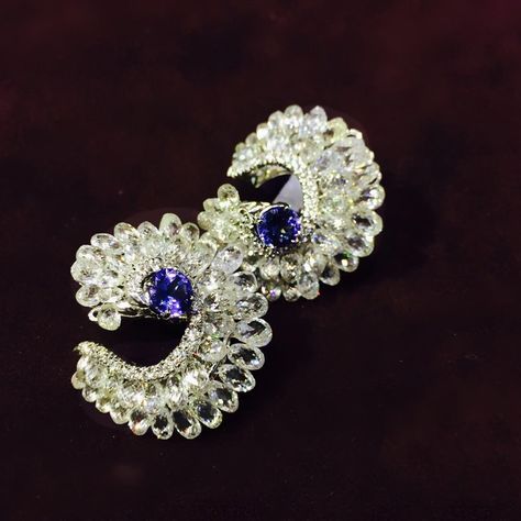 Sapphire and Briolette diamonds earrings from #MiaMoonJewellers in #Bahrain #highjewelry #highjewellery #jewelry #necklace #sapphire #briolette #finejewelry #eternityband #stackrings #engagementring #rings #diamond #diamonds #jewels #choker #diamondring #chic #style #aalishoppingcomplex #engagementrings #bridal #wedding #saudiarabia #dubai #mydubai #kuwait #middleeast Indigo Jewelry, Necklace Sapphire, Real Diamond Earrings, Diamonds Earrings, Rings Diamond, Sapphire Jewelry, Bahrain, High Jewelry, Real Diamonds