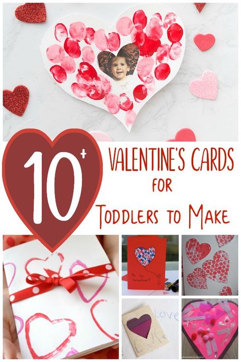 Easy to make Valentine's Cards that your toddlers and preschoolers can actually do. Painted, printed and collage ideas that are simple to make. #valentinescards #toddlercrafts #valentinescrafts #toddleractivities #kidscrafts #rainydaymum Valentine Cards Preschoolers Can Make, Homemade Toddler Valentines Cards, Valentines Day Card Toddler, Valentines Cards Toddlers Can Make, Valentines Day Cards From Toddlers, Homemade Valentines Day Cards Toddler, Eyfs Valentines Cards, Valentines Day Card Ideas For Kids, Toddler Diy Valentine Cards