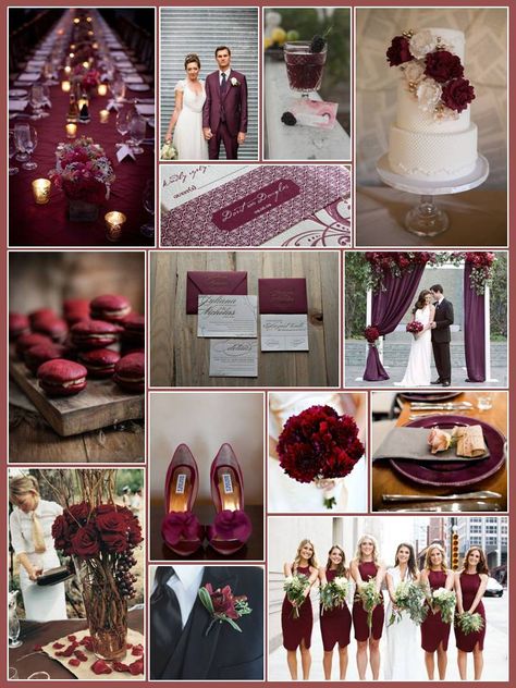 Boda de color Marsala. #BodasMarsala Wedding Color Combinations, Home Boutique, Marsala Wedding, Maroon Wedding, Have Inspiration, Winter Weddings, Wedding Color Palette, Wine Wedding, Burgundy Wedding