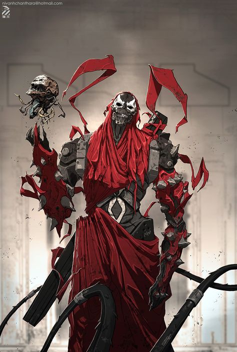 ArtStation - Spawn fanart., Nivanh Chanthara Spawn Character Design, Villain Core, Vought International, Spawn Marvel, Nivanh Chanthara, Spawn Comics, Art Movies, Character Drawings, Comics Anime