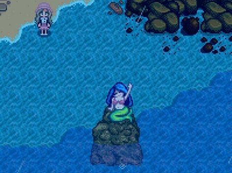 Stardew Valley Pfp, Fan Behavior, Stardew Valley Tips, Stardew Valley Fanart, Mermaid Wallpapers, Dog Biting, Stardew Valley, Movie Game, Fun Games