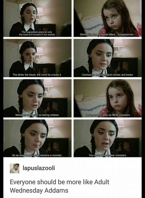 Wednesday~ adams family Addams Familie, Real Monsters, Adams Family, Humanity Restored, Addams Family, Wednesday Addams, Faith In Humanity, Tumblr Posts, I Laughed