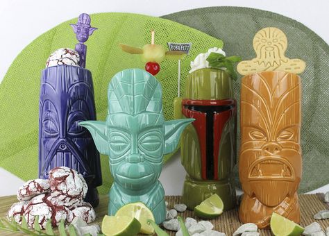 Star Wars Recipe, Star Wars Recipes, Porg Starwars, Star Wars Drinks, Mint Shake, Star Wars Food, Boba Pearls, Tiki Mugs, Disney World Restaurants