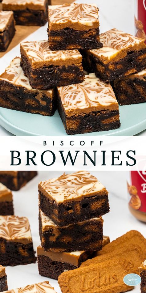 Biscoff Brownies, Chocolate Covered Cheesecake, Biscoff Recipes, Truly Scrumptious, Biscoff Biscuits, Chocolate Chip Brownies, Chocolate Slabs, Biscoff Spread, Lotus Biscoff