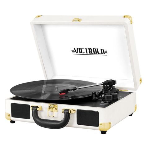 White Record Player, Victrola Record Player, Suitcase Record Player, Turntable Record Player, Turn Table Vinyl, Vinyl Record Player, Vintage Suitcase, Stereo System, Music Memories