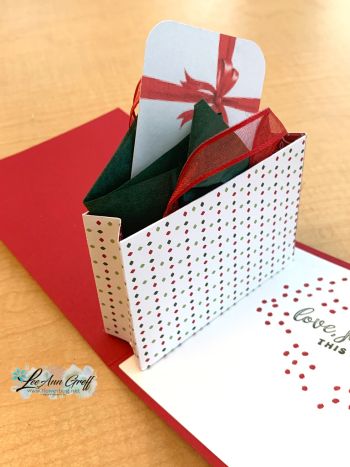 Shopping Bag Card Ideas, Gift Bag Pop Up Card, Pop Up Gift Bag Card, Leeann Greff, Hug Gifts, Gift Cards Money, Money Gifts, Christmas Gift Card Holders, Cas Cards